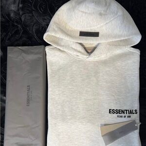 Essentials Light Gray Hoodie